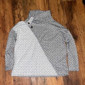 Haptics cowl neck sweater